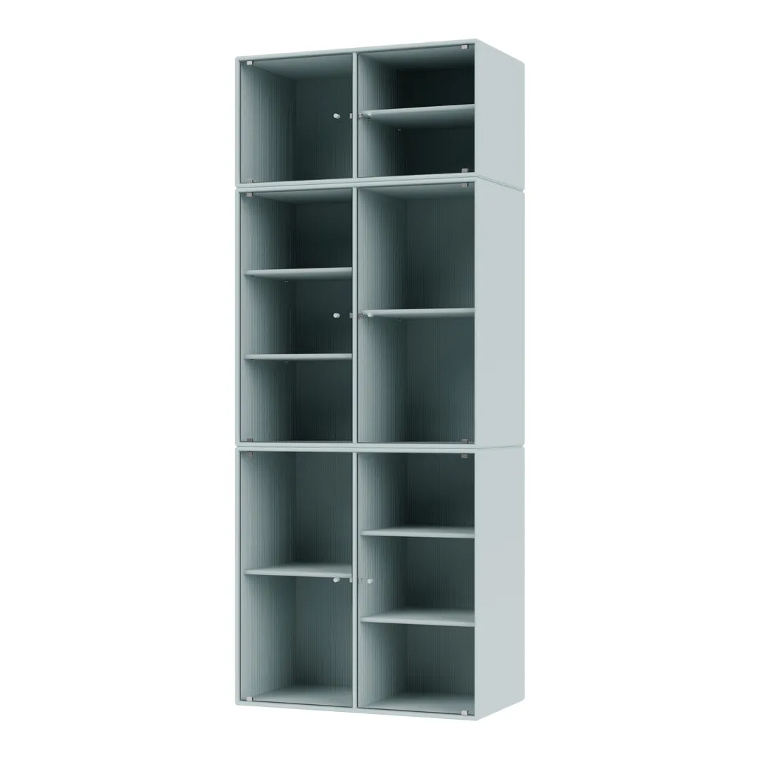 Ripple IV Vitrine Cabinet -  Wall Mounted