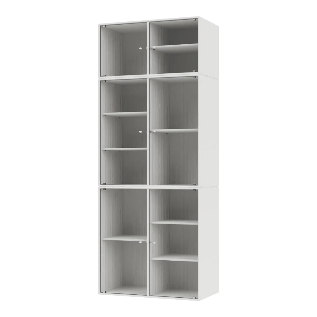 Ripple IV Vitrine Cabinet -  Wall Mounted