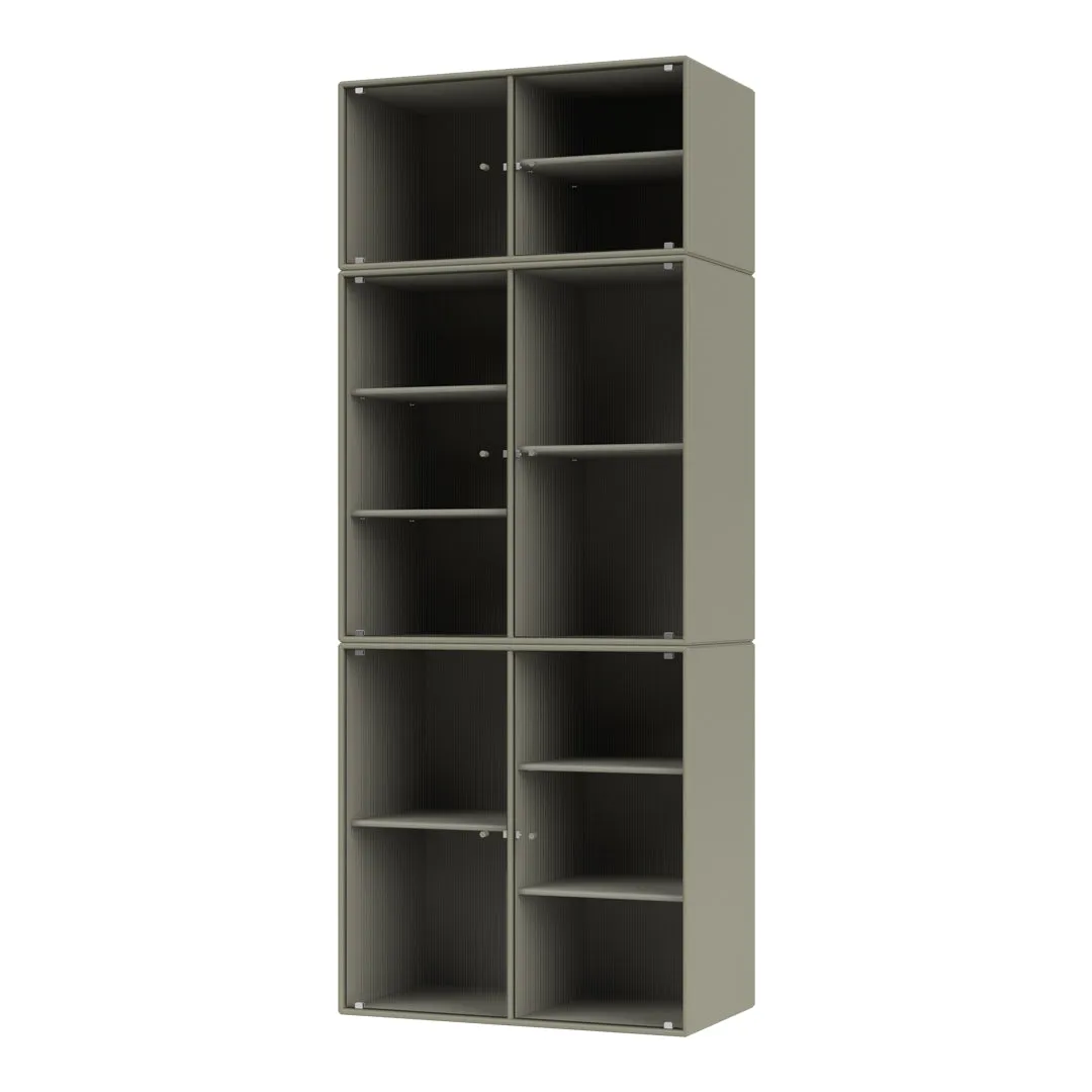 Ripple IV Vitrine Cabinet -  Wall Mounted
