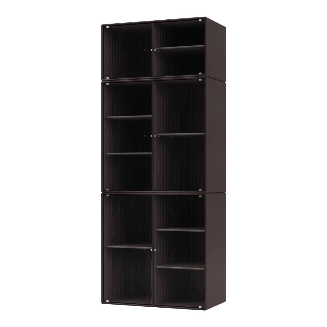 Ripple IV Vitrine Cabinet -  Wall Mounted