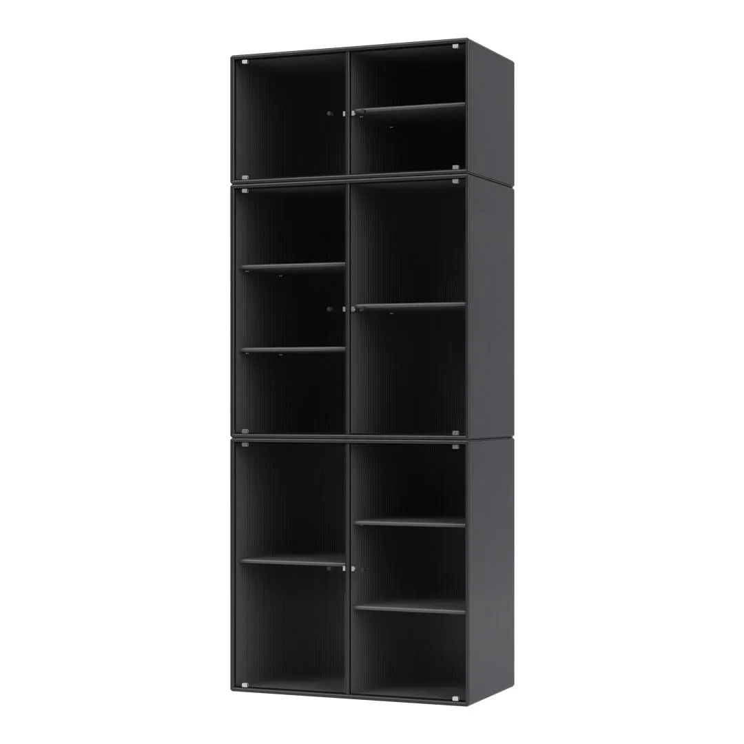 Ripple IV Vitrine Cabinet -  Wall Mounted