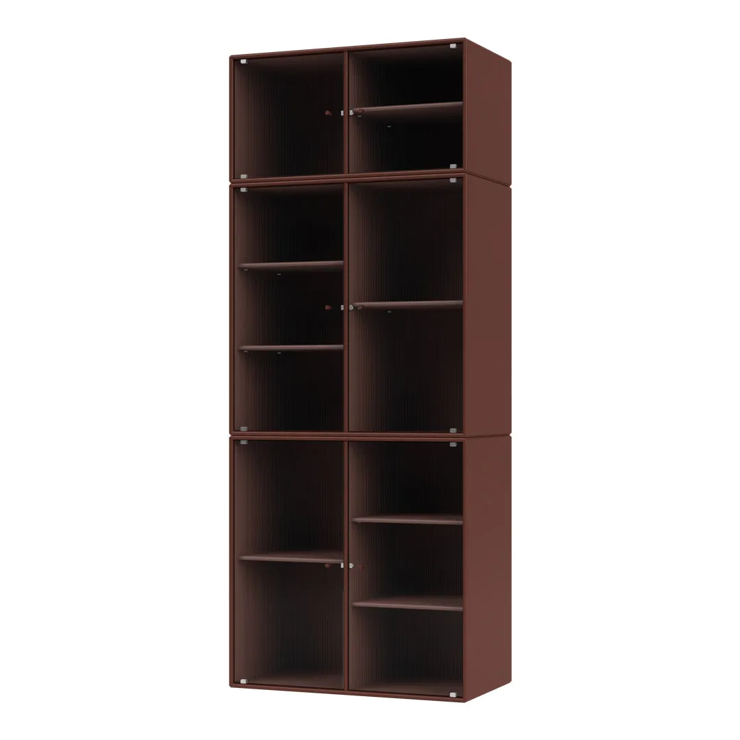 Ripple IV Vitrine Cabinet -  Wall Mounted