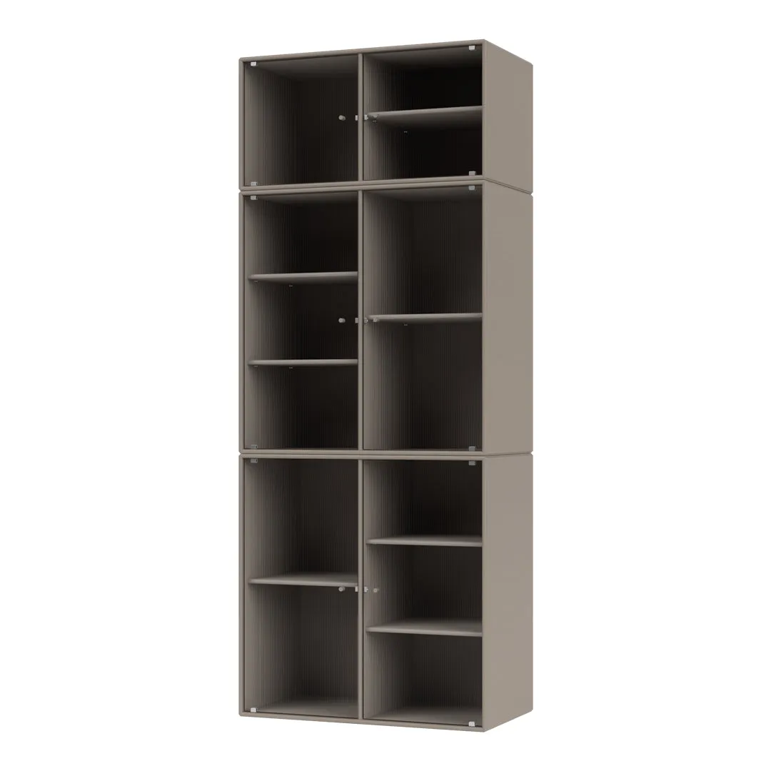 Ripple IV Vitrine Cabinet -  Wall Mounted