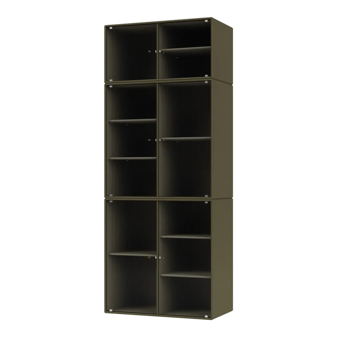 Ripple IV Vitrine Cabinet -  Wall Mounted