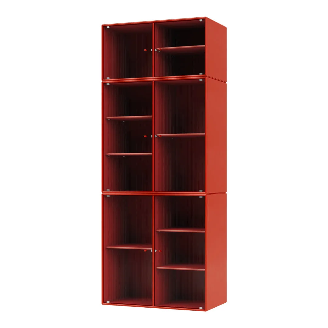 Ripple IV Vitrine Cabinet -  Wall Mounted