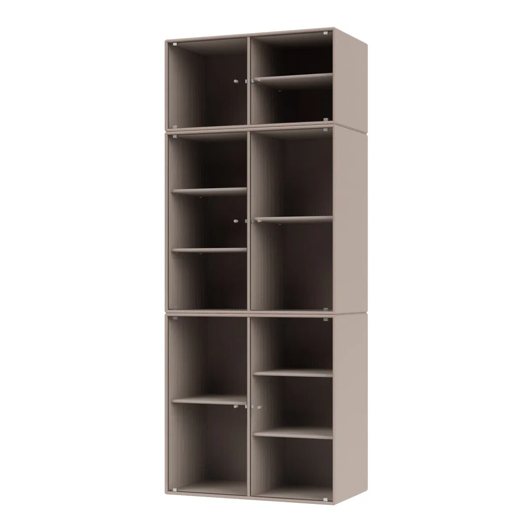 Ripple IV Vitrine Cabinet -  Wall Mounted