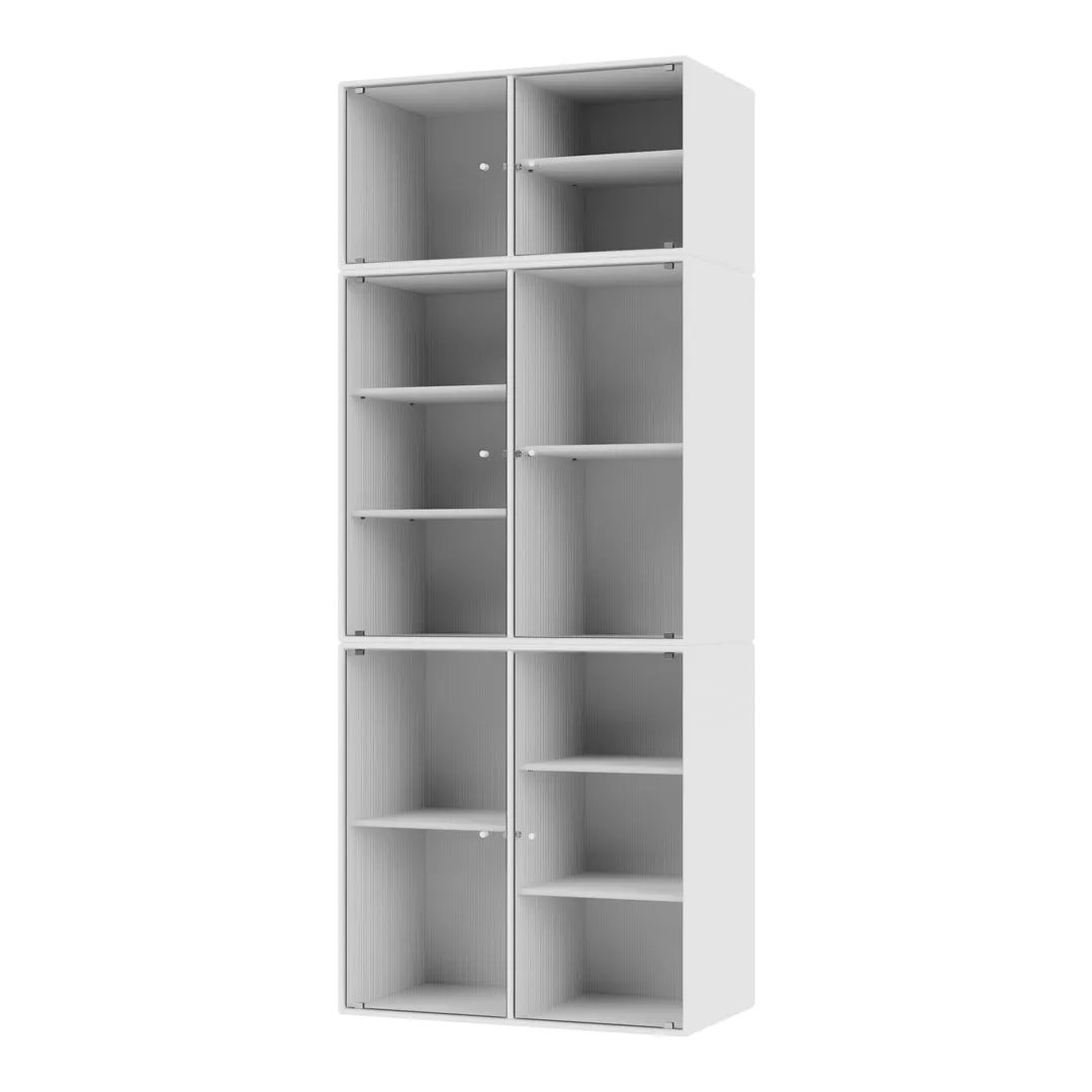 Ripple IV Vitrine Cabinet -  Wall Mounted