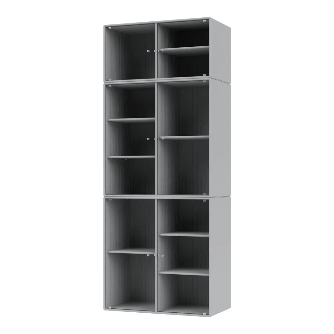 Ripple IV Vitrine Cabinet -  Wall Mounted