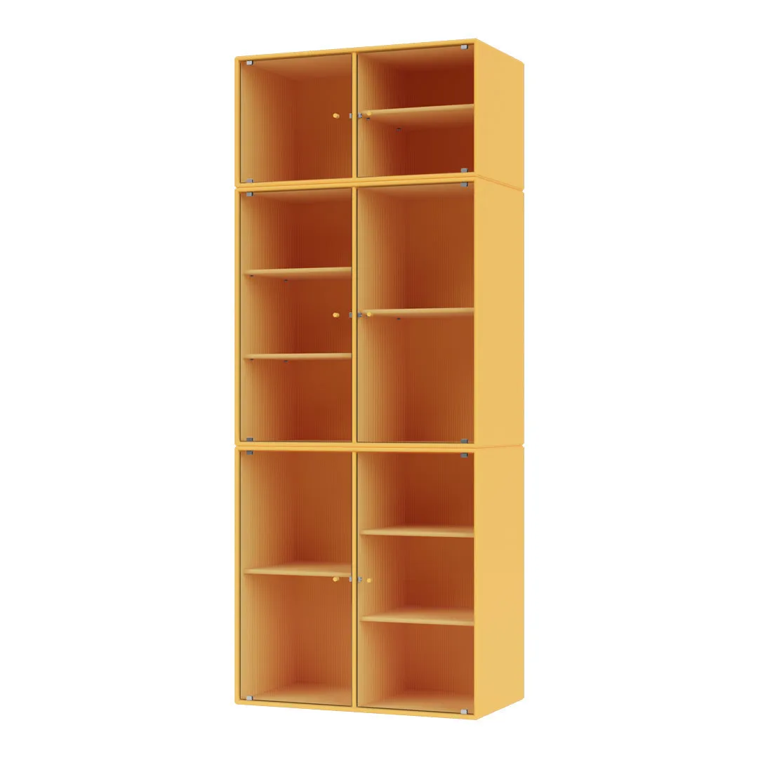 Ripple IV Vitrine Cabinet -  Wall Mounted