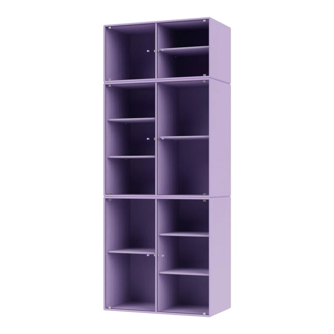 Ripple IV Vitrine Cabinet -  Wall Mounted