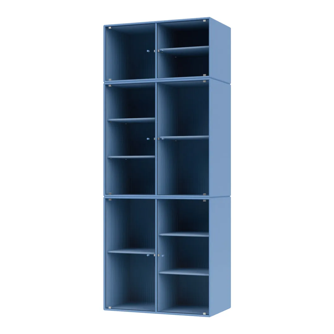 Ripple IV Vitrine Cabinet -  Wall Mounted