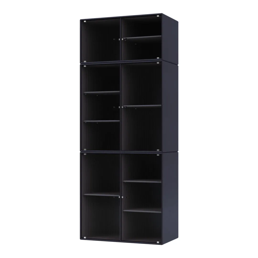 Ripple IV Vitrine Cabinet -  Wall Mounted