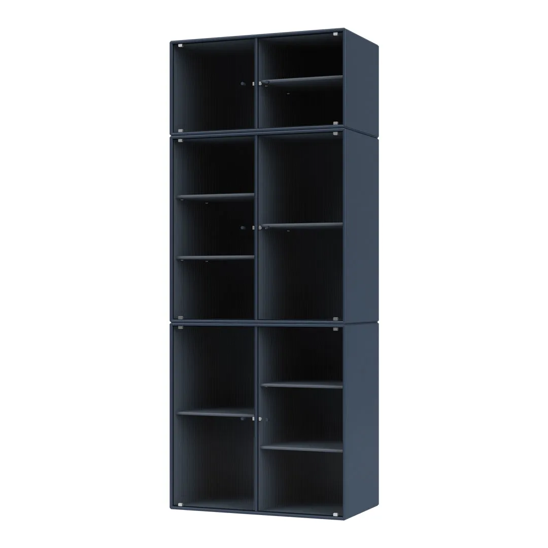 Ripple IV Vitrine Cabinet -  Wall Mounted