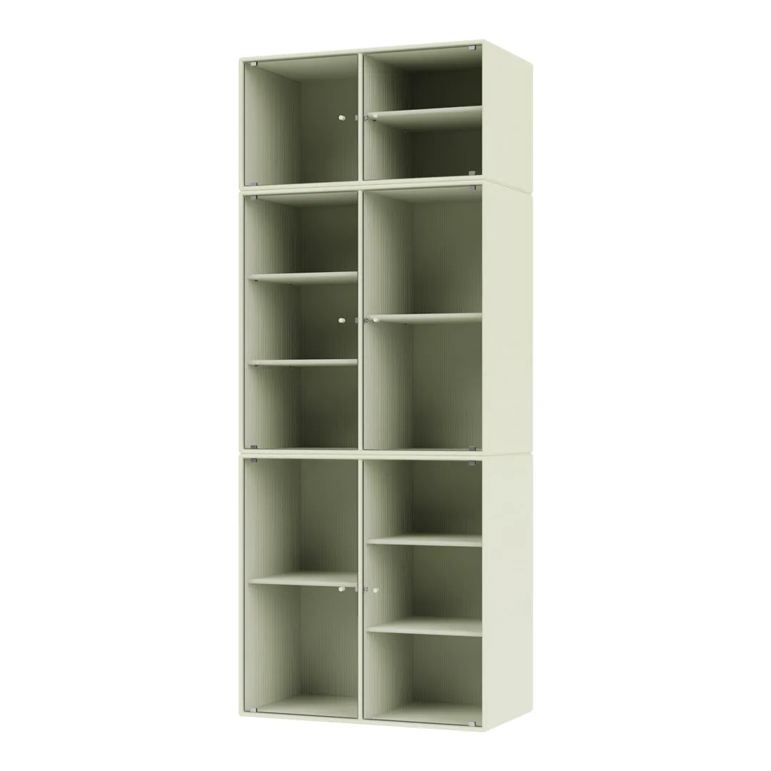 Ripple IV Vitrine Cabinet -  Wall Mounted
