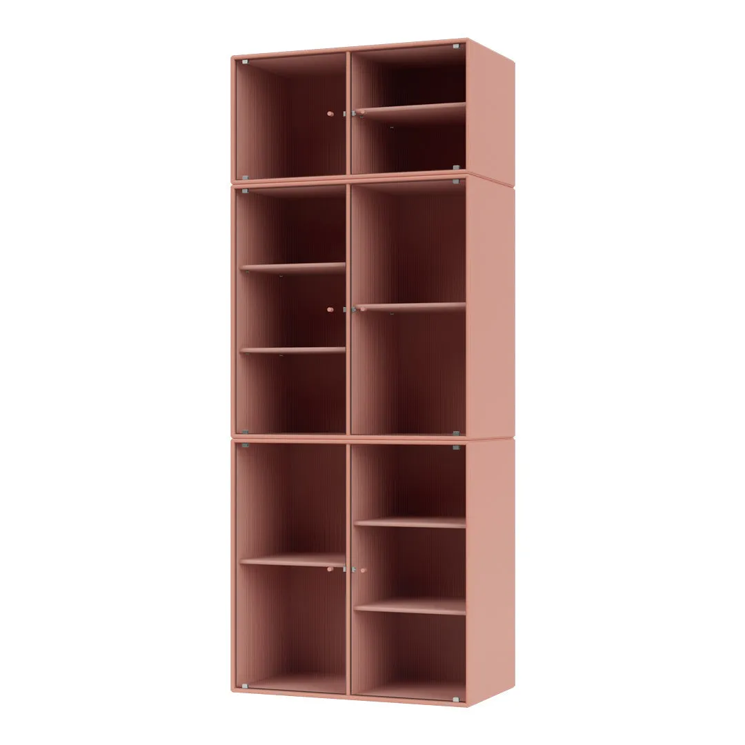 Ripple IV Vitrine Cabinet -  Wall Mounted