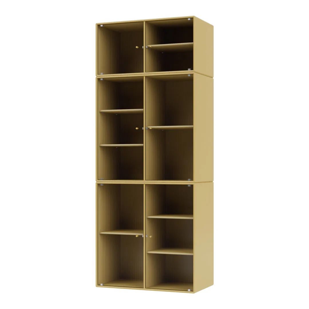 Ripple IV Vitrine Cabinet -  Wall Mounted