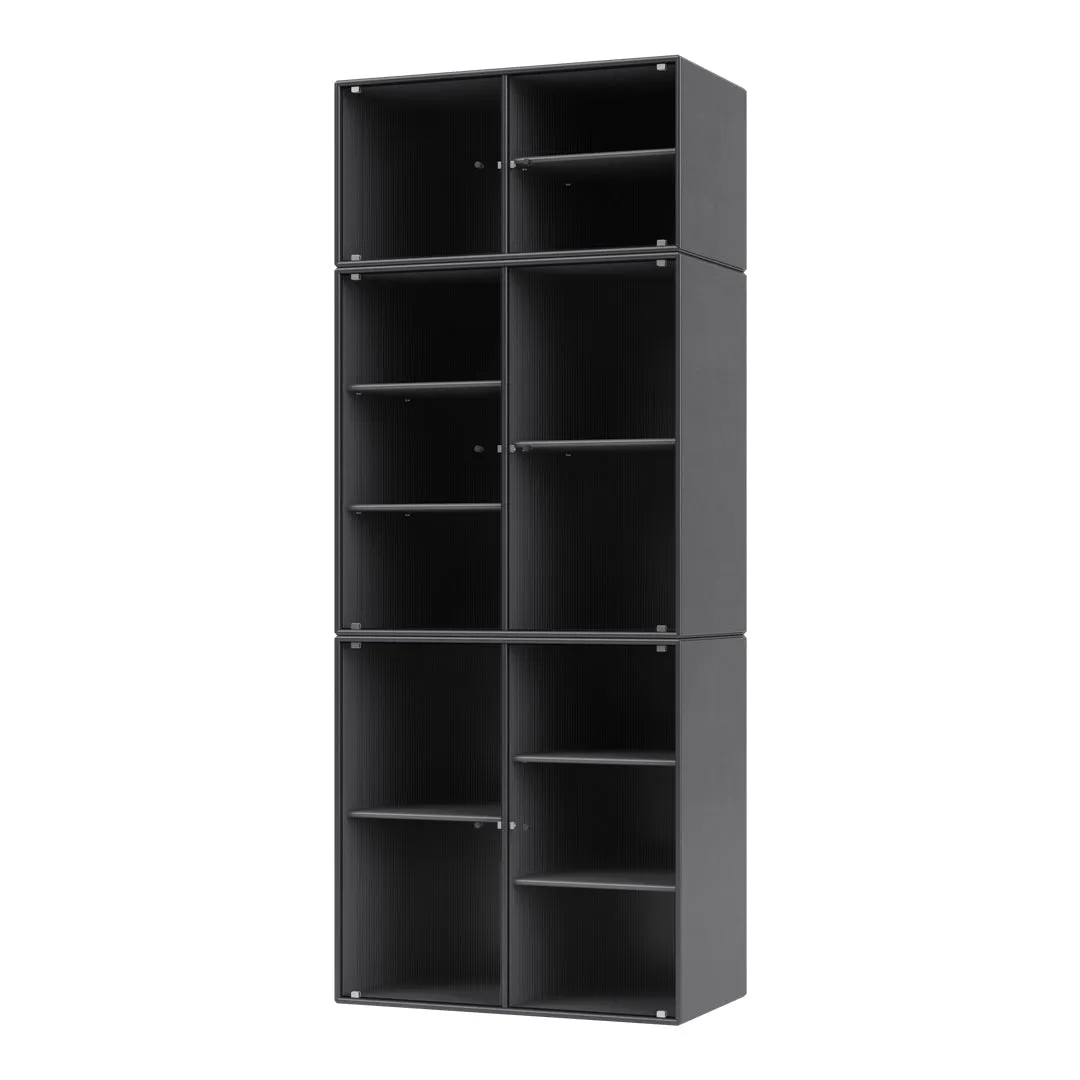 Ripple IV Vitrine Cabinet -  Wall Mounted