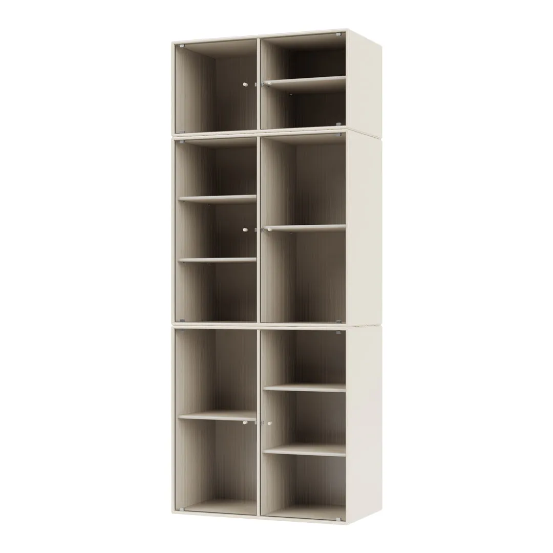 Ripple IV Vitrine Cabinet -  Wall Mounted