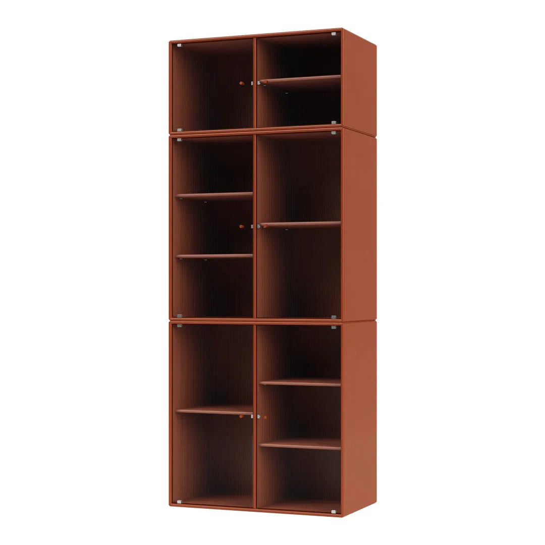 Ripple IV Vitrine Cabinet -  Wall Mounted