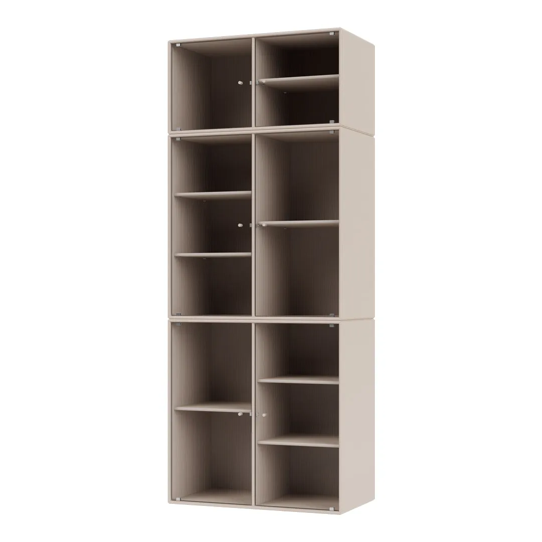 Ripple IV Vitrine Cabinet -  Wall Mounted