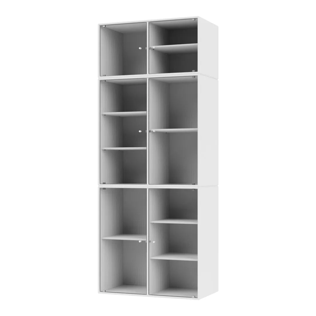 Ripple IV Vitrine Cabinet -  Wall Mounted