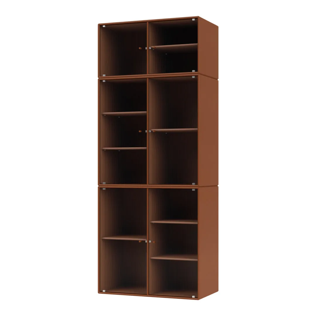 Ripple IV Vitrine Cabinet -  Wall Mounted