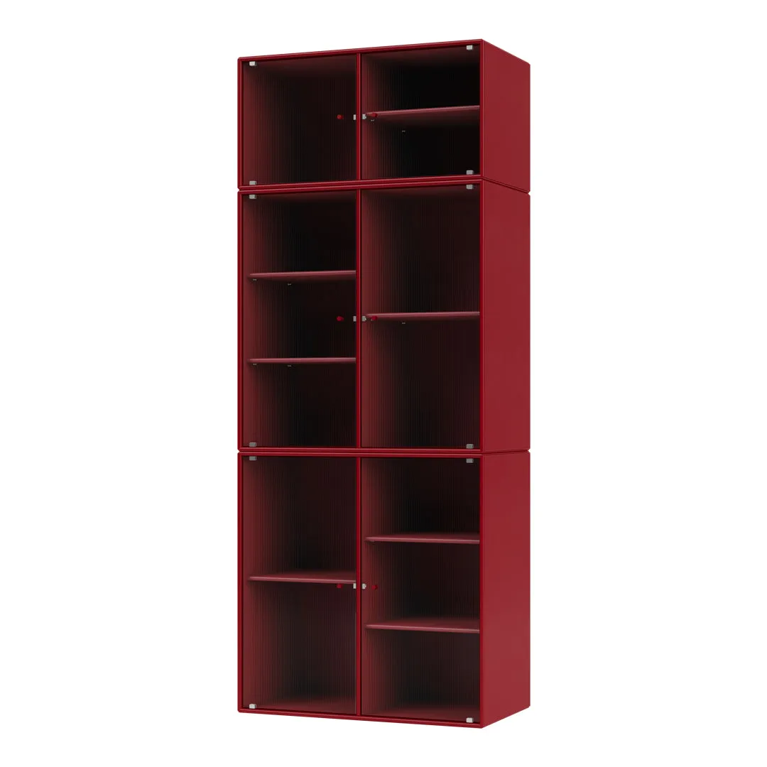 Ripple IV Vitrine Cabinet -  Wall Mounted