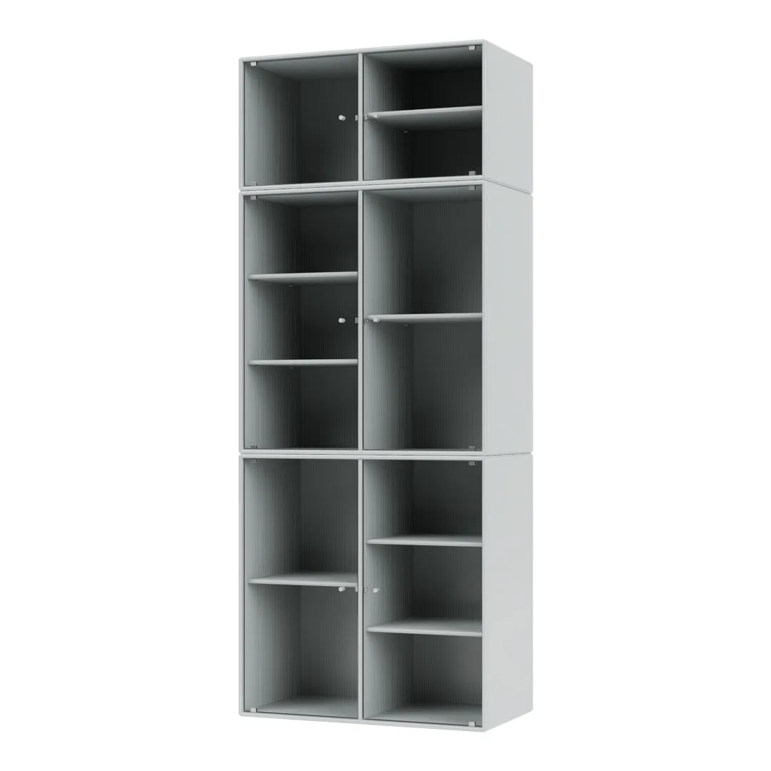Ripple IV Vitrine Cabinet -  Wall Mounted