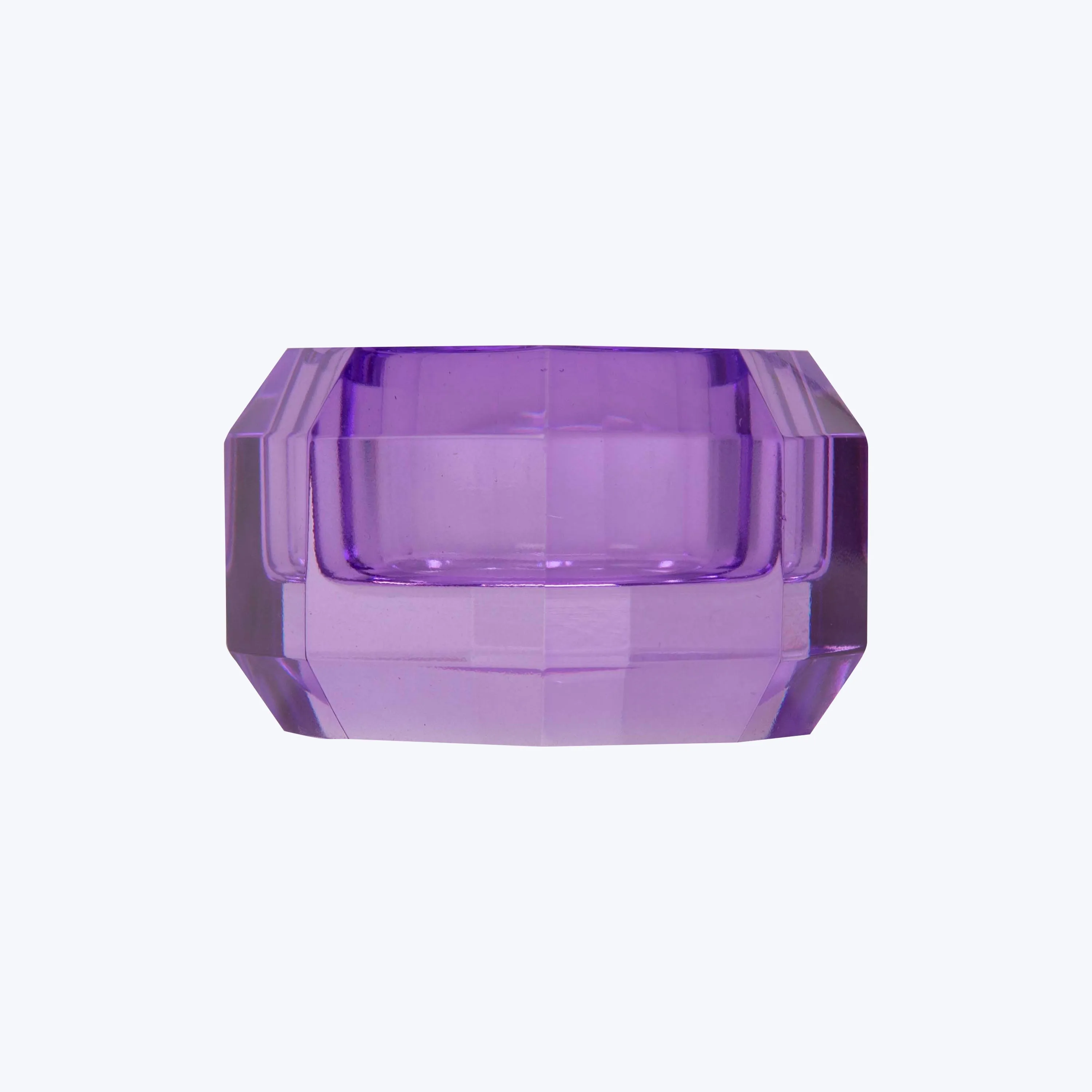 Round Crystal Candle Holder