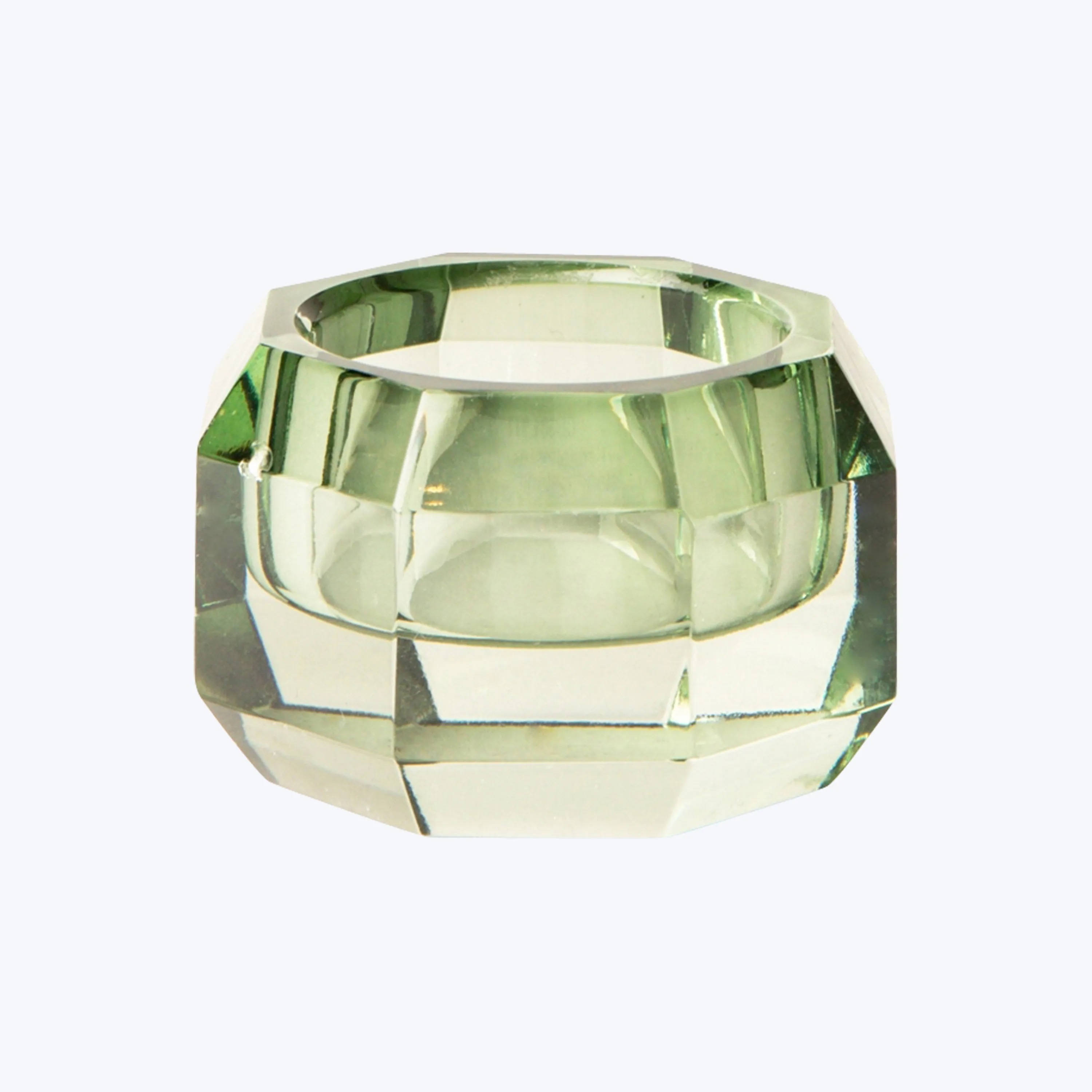 Round Crystal Candle Holder