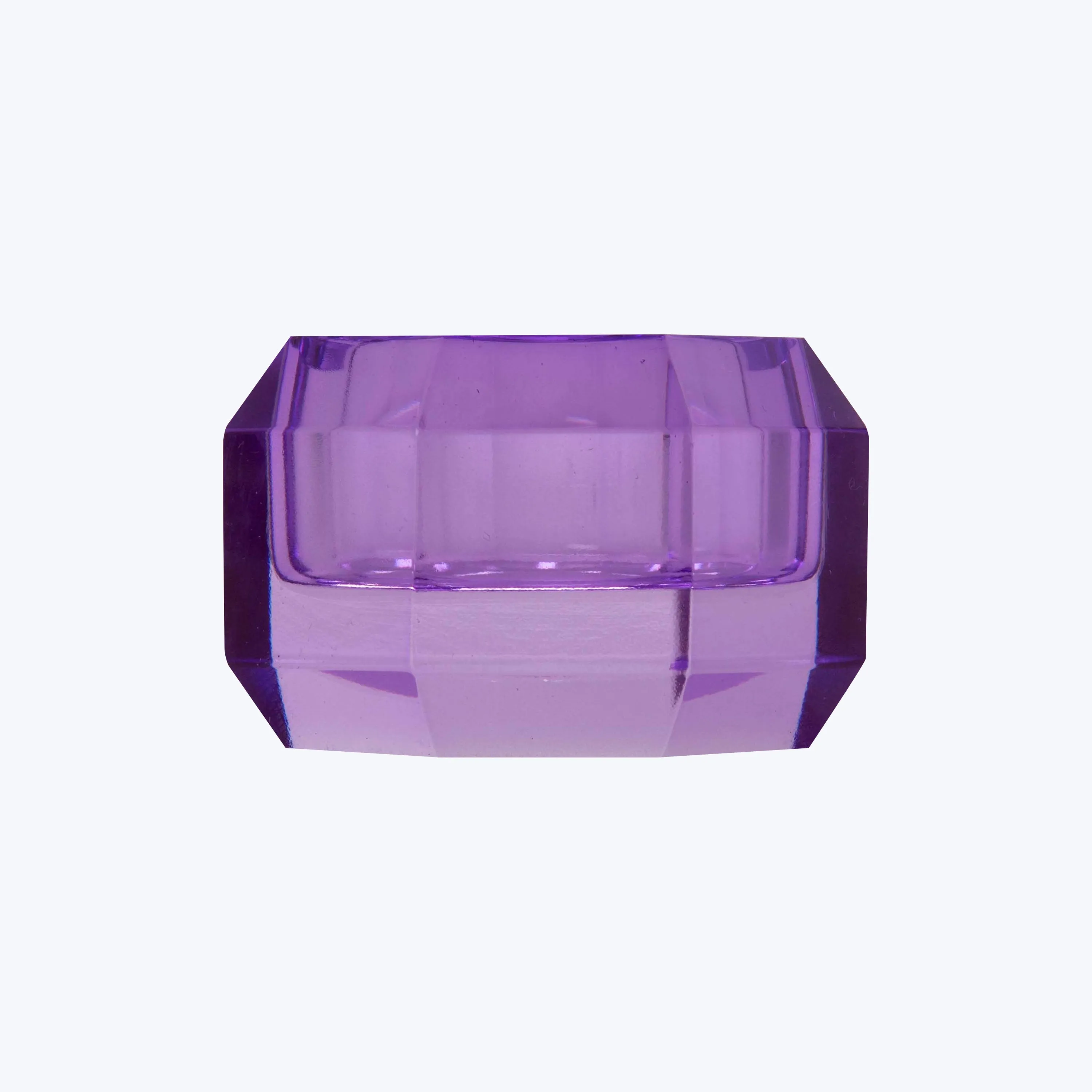 Round Crystal Candle Holder