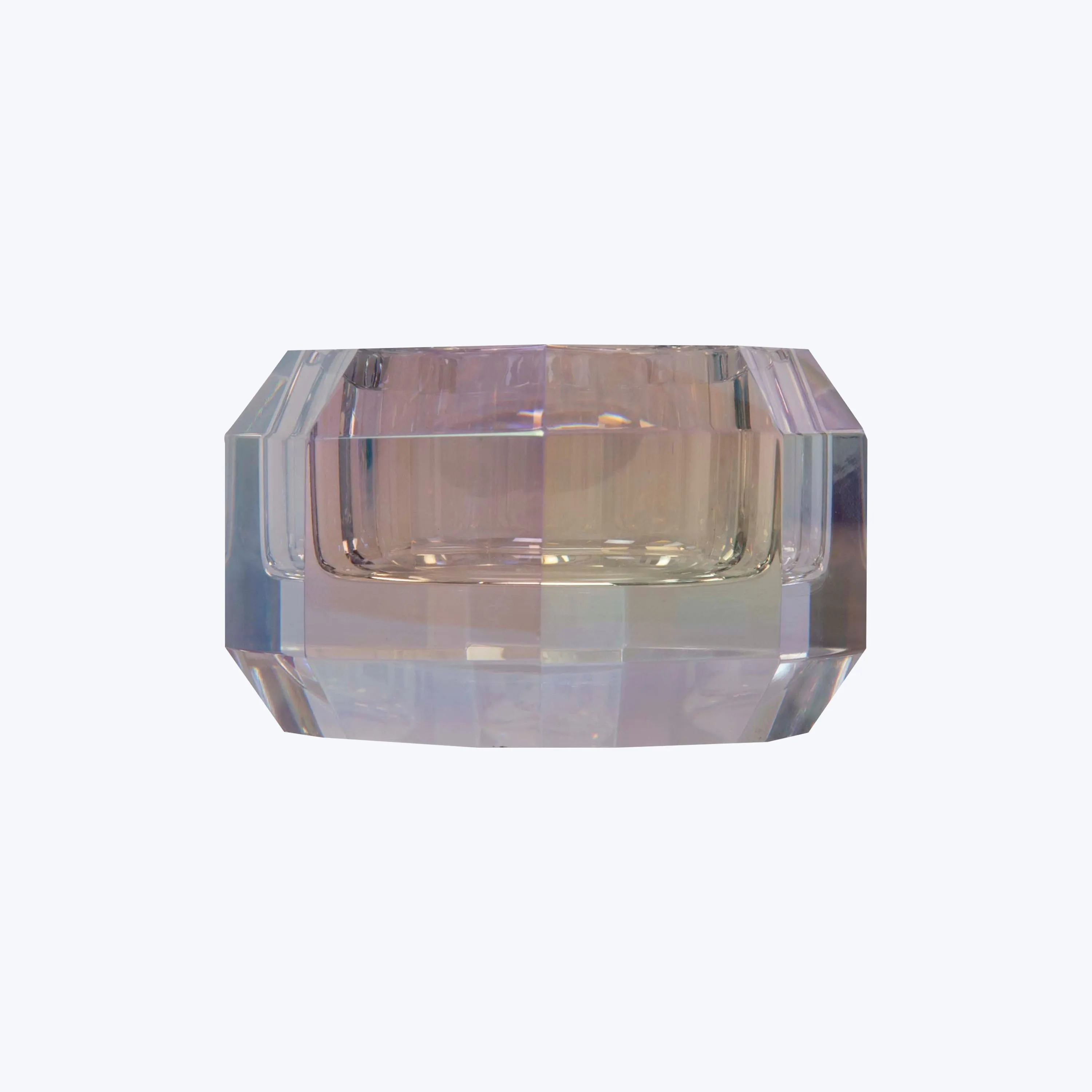 Round Crystal Candle Holder