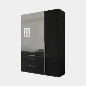 Santorini - Mirrored Combi Wardrobe