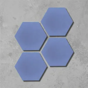 Sea Blue Hexagonal Tile