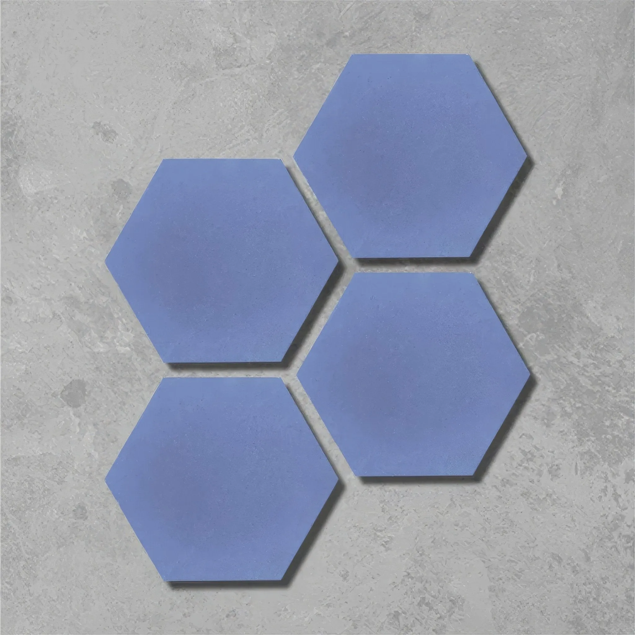 Sea Blue Hexagonal Tile
