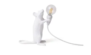 Seletti Mouse Lamp Step, White