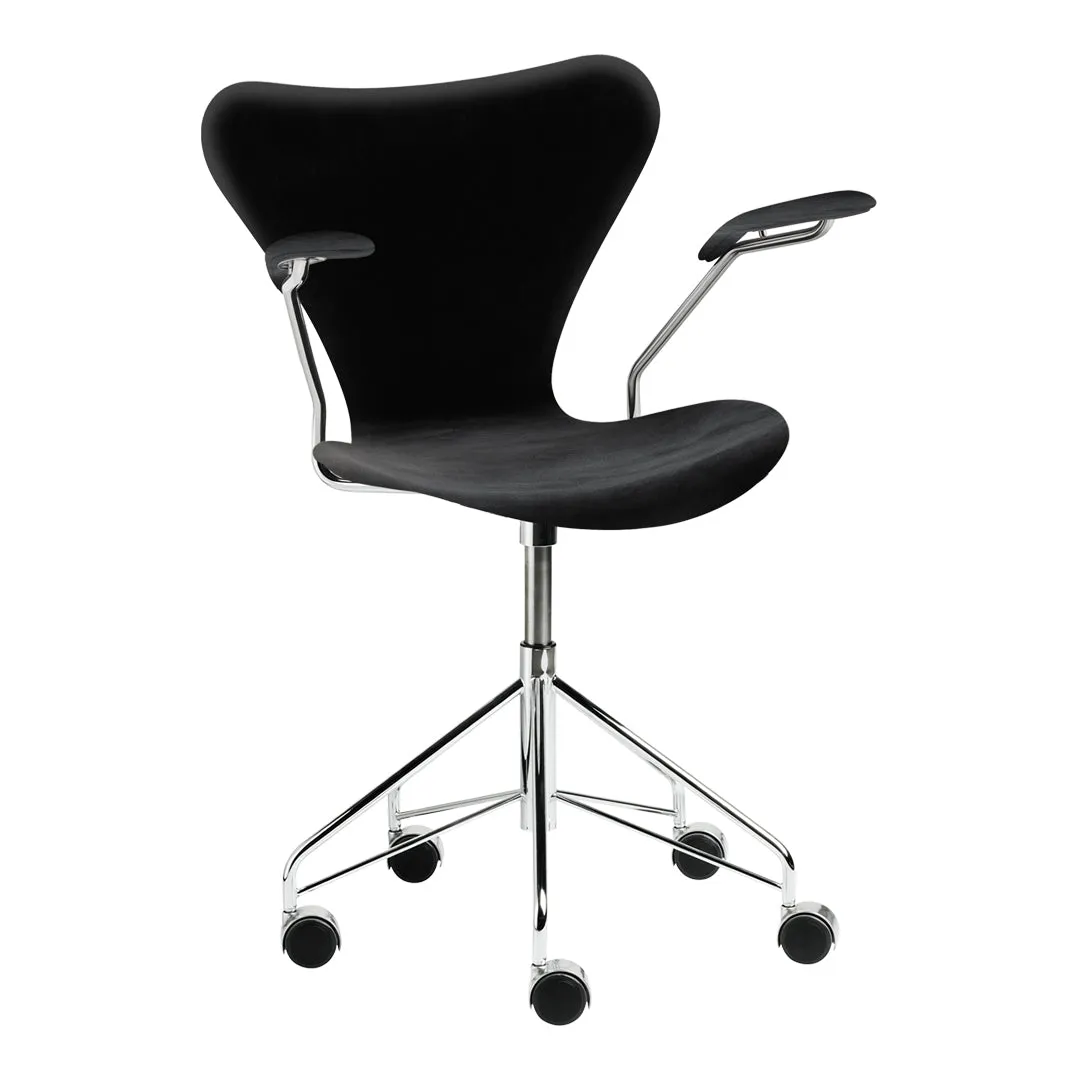 Series 7 Swivel Armchair 3217 - Fully Upholstered, Velvet