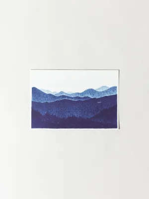 Shunshun Postcard - White Indigo Woods