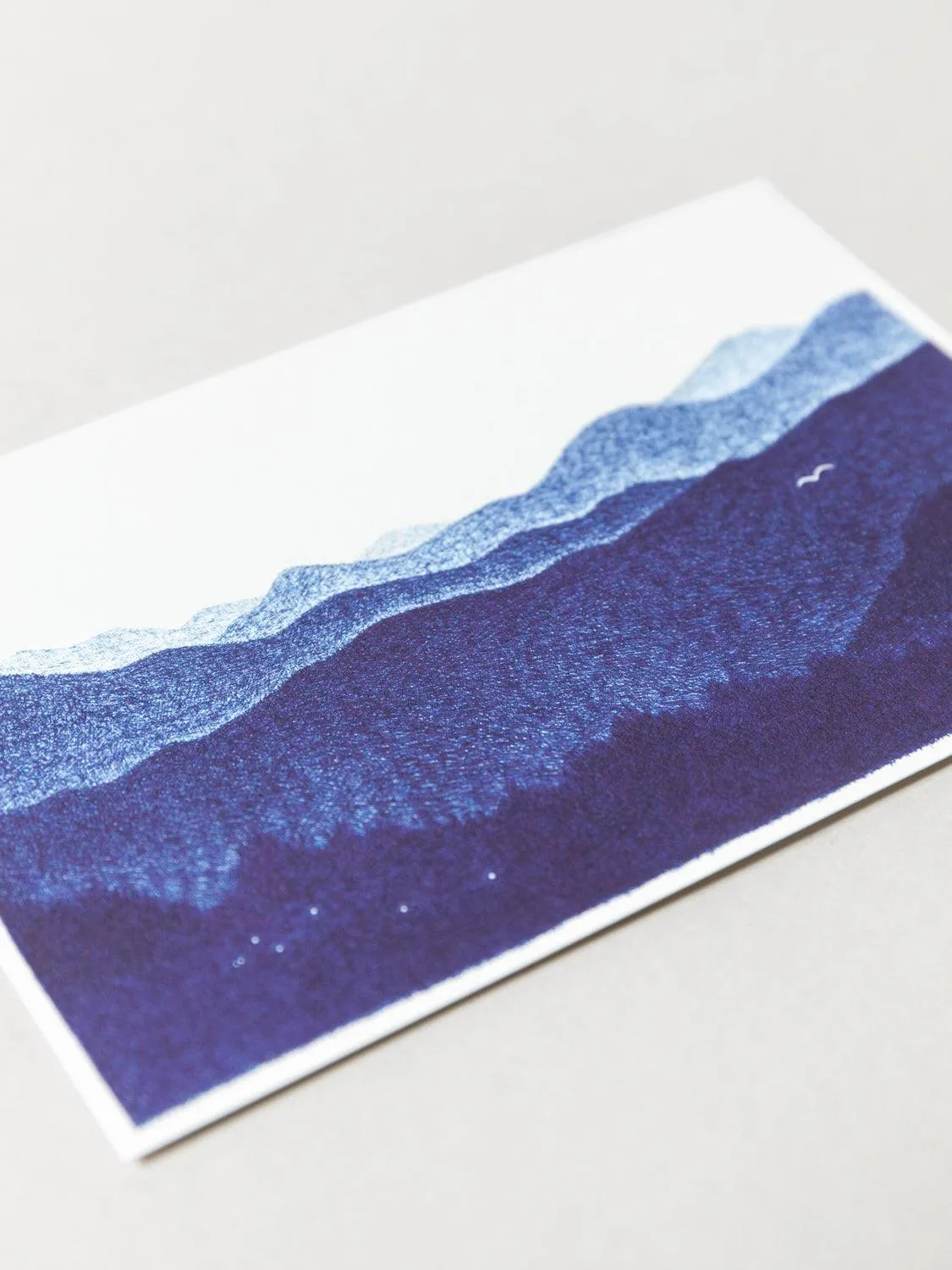 Shunshun Postcard - White Indigo Woods