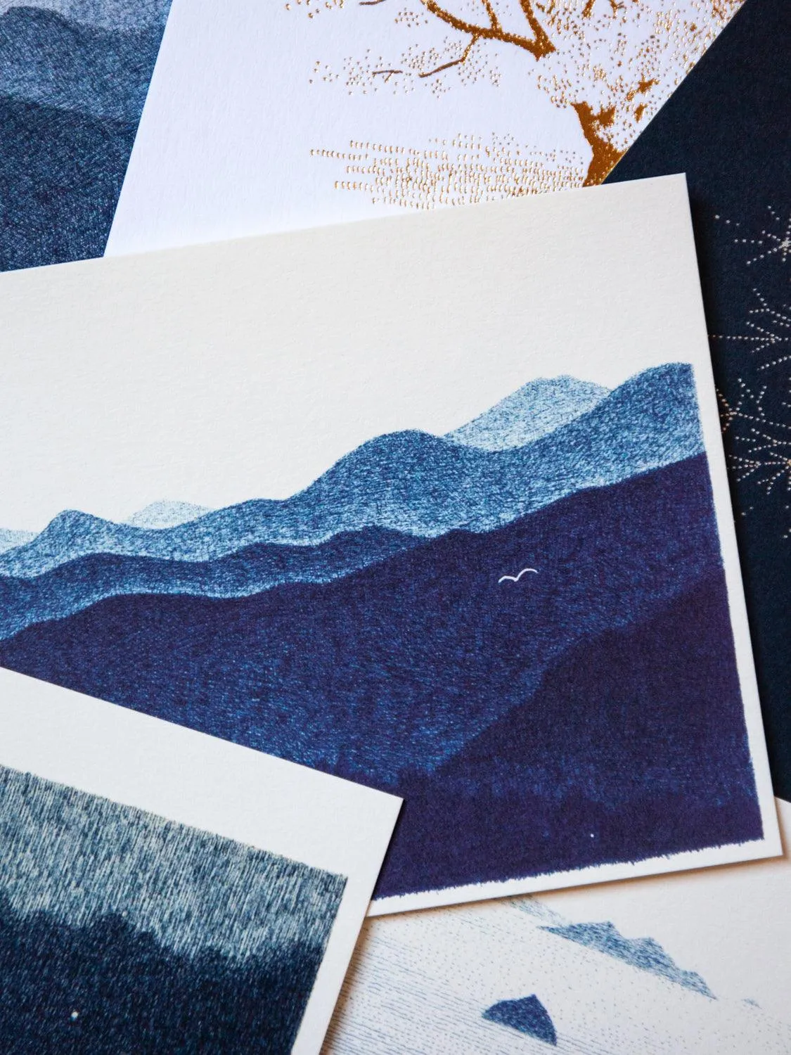 Shunshun Postcard - White Indigo Woods