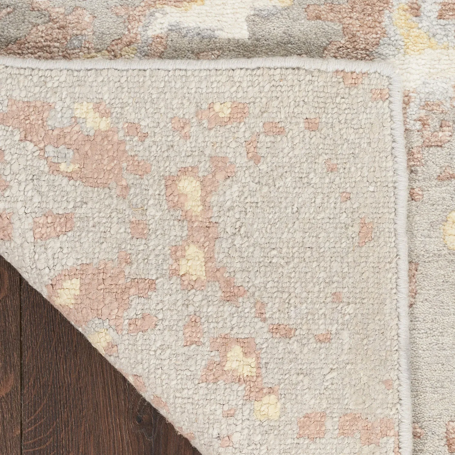 Silver Essentials Modern Bamboo Silk Wool Blend Rug