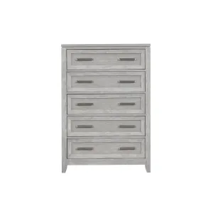 Silverwood 5-Drawer Chest - Mist Grey
