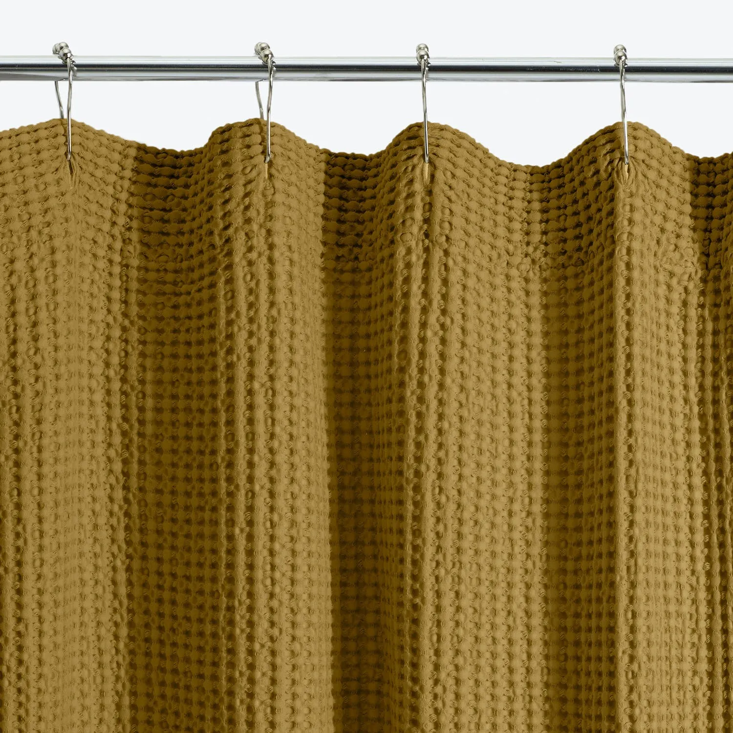 Simple Waffle Shower Curtain
