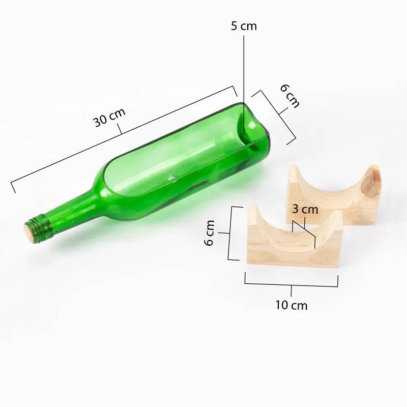 Stand-Up Bottle Planter - Beige