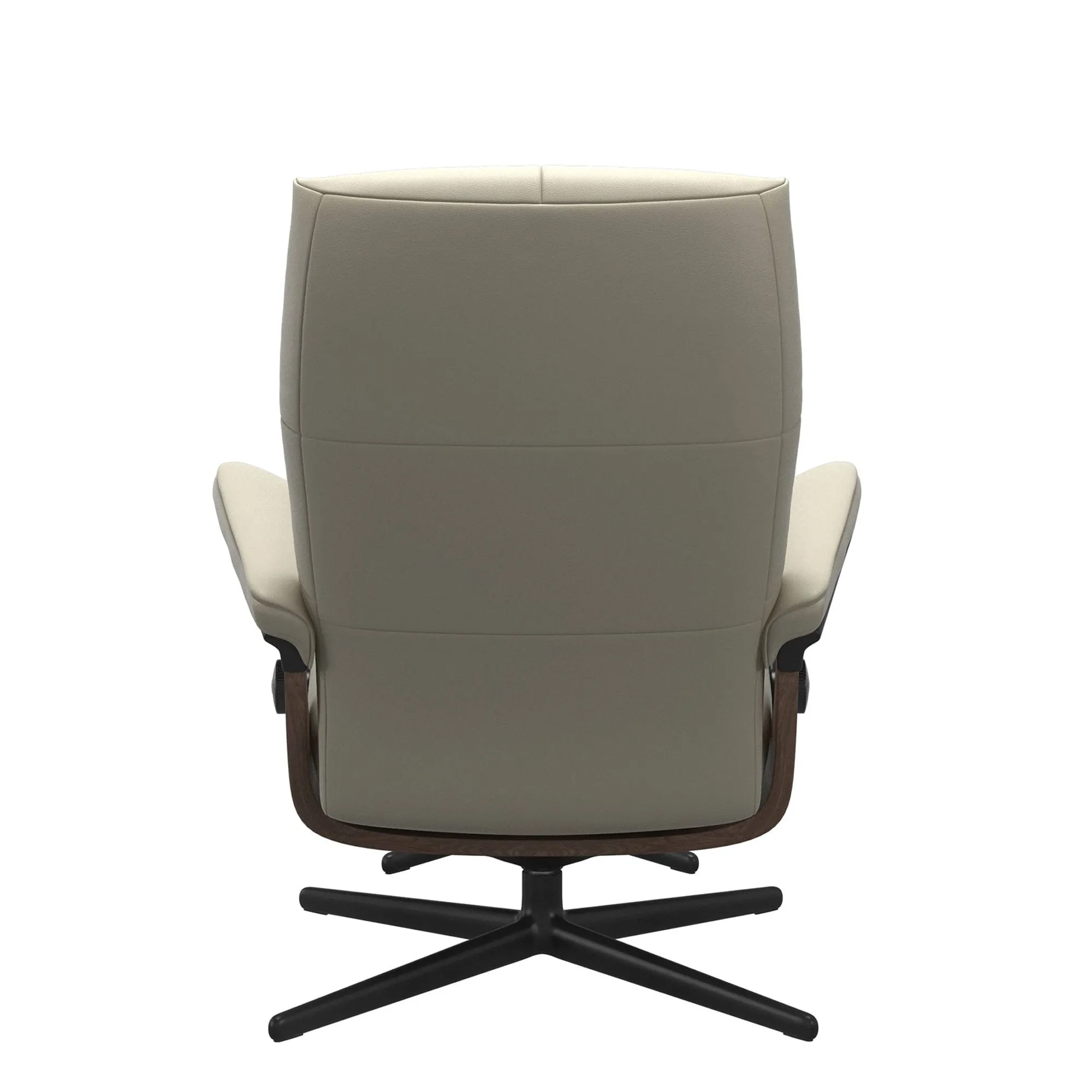 Stressless David - Chair & Footstool With Cross Base In Leather