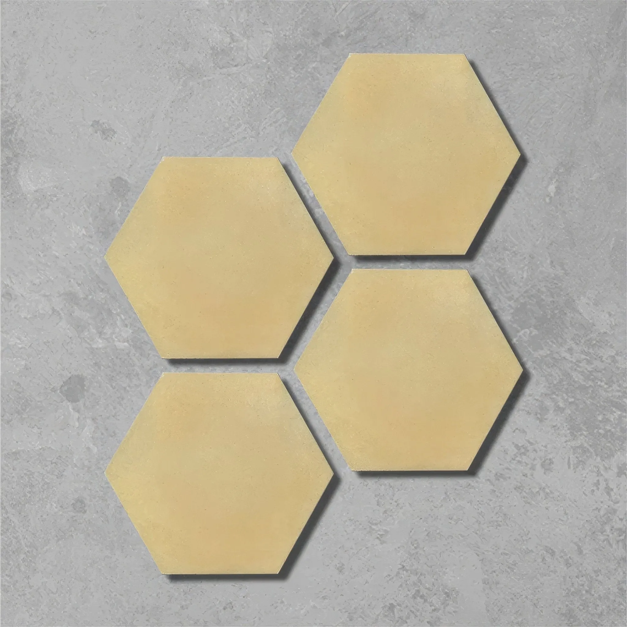 Sweet Yellow Hexagonal Tile