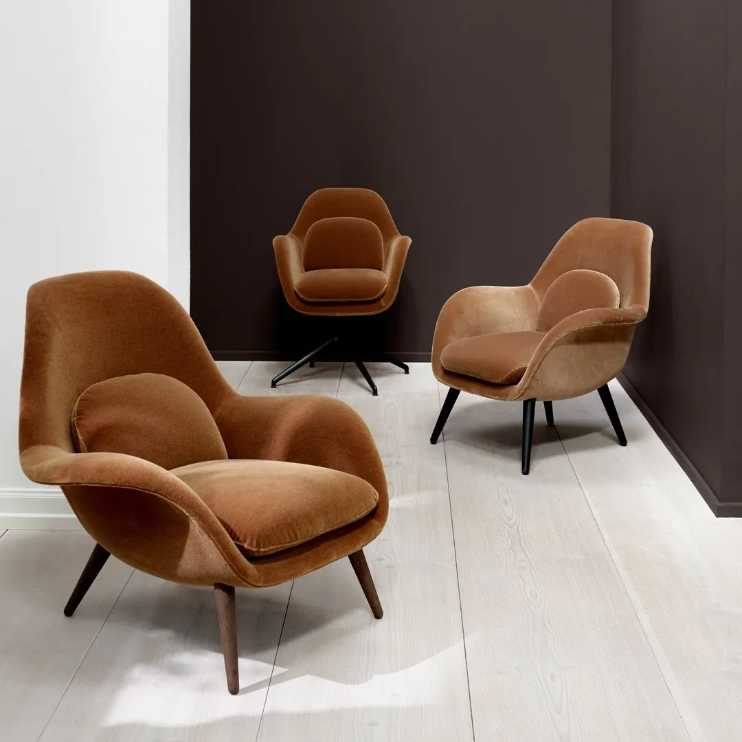 Swoon Dining Chair - Swivel Base