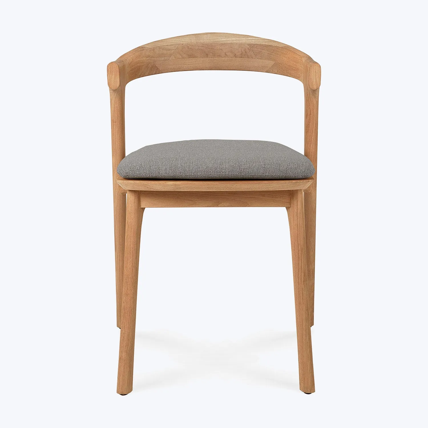 Teak Bok Outdoor Dining Chair, Upholstered