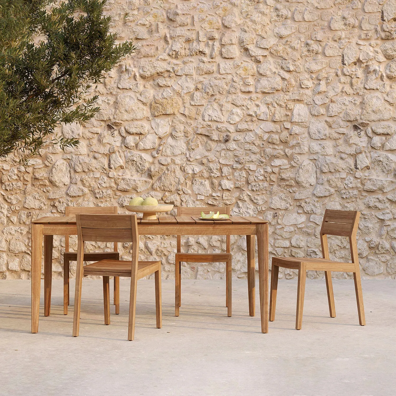 Teak Bok Outdoor Dining Table