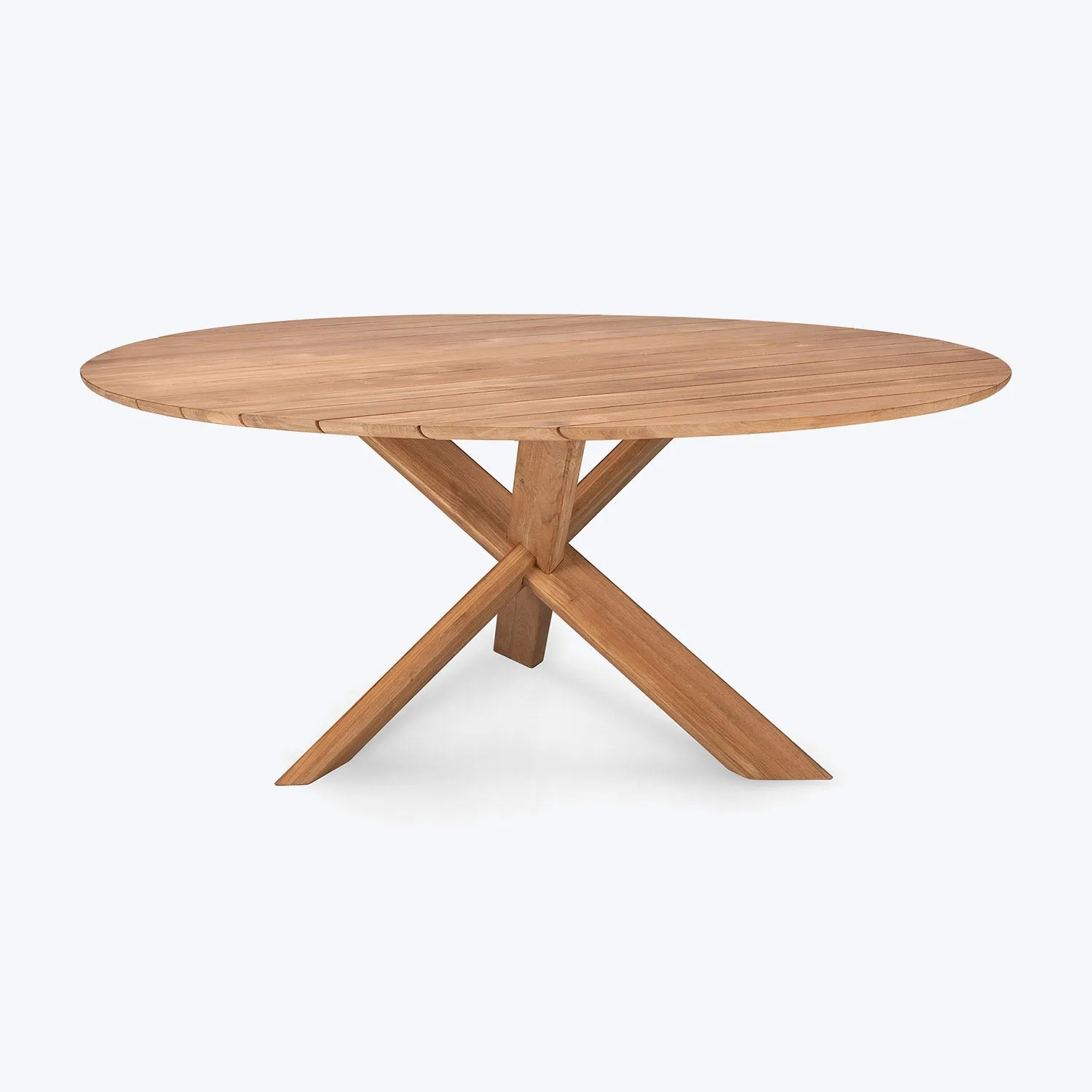 Teak Circle Outdoor Dining Table